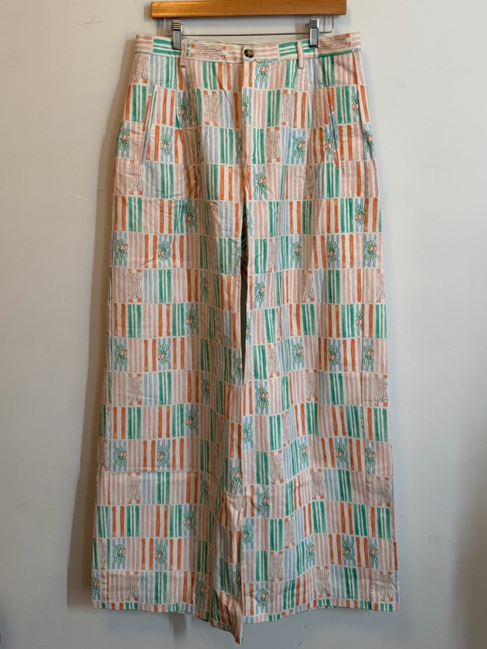Rachel Antonoff Rose Pant in Beach Chairs 12 - Picture 5 of 6